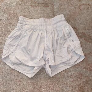 White Lululemon shorts size 4